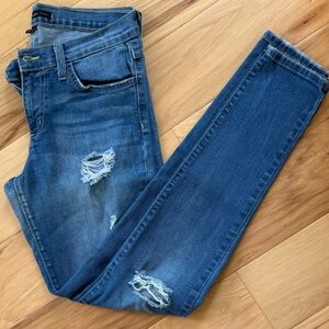 Flying Monkey Blue Skinny Jeans Distressed